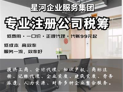 天津紅橋代理記賬稅務代辦代賬公司